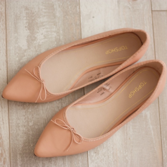 blush ballet shoes